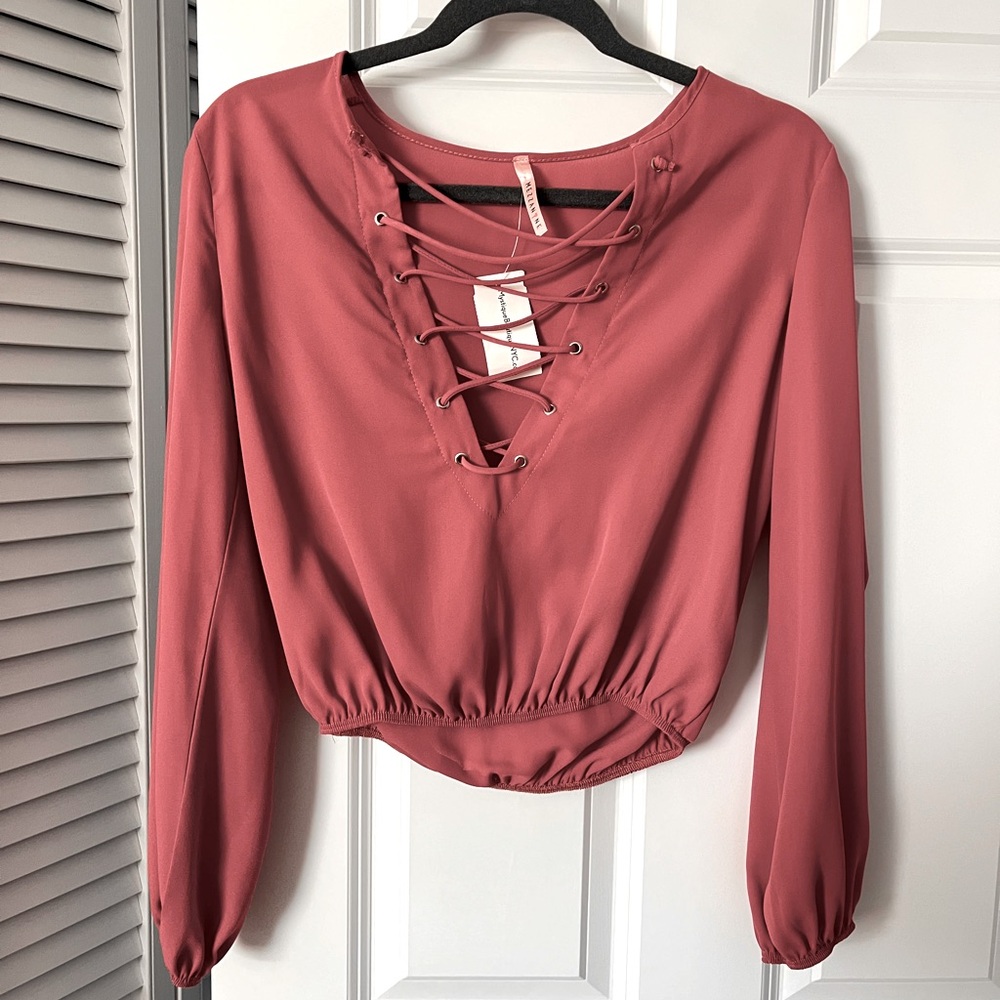 Dusty rose/ Muave top